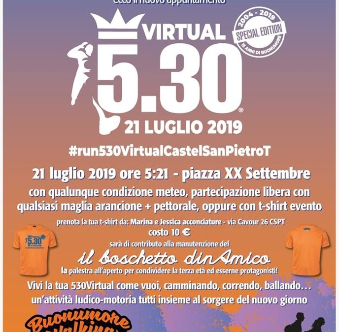 VIRTUAL 5:30 – Special Edition a Castel San Pietro Terme